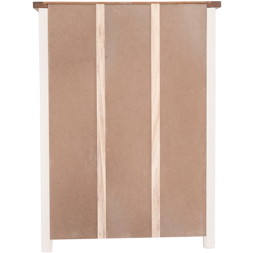 Tropea 4 Shelf Off White Wide Bookcase Image 5