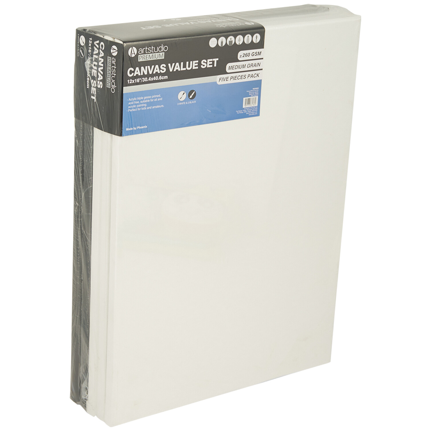 Canvas Value Set - Black and White / Cotton Image 5