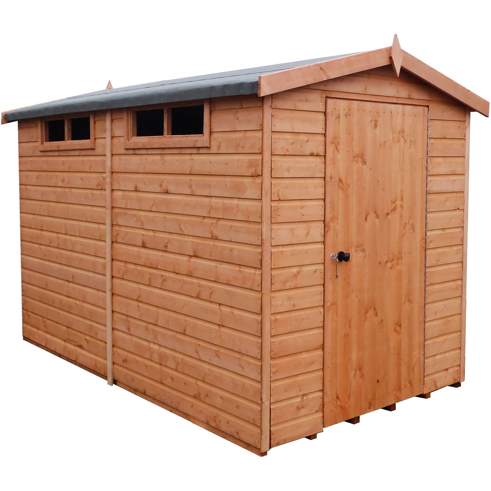 Shire 10 x 8ft Dip Treated Shiplap Apex Shed Image 1