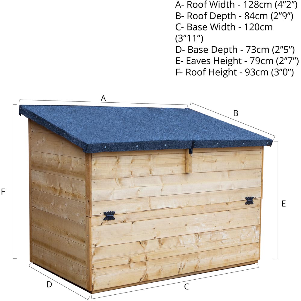 Mercia Garden Tongue and Groove Storage Chest Image 10