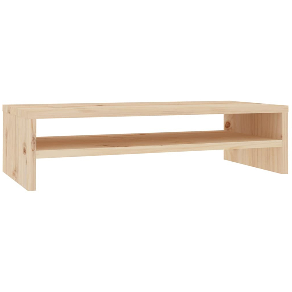vidaXL Solid Wood Pine Monitor Stand Image 3