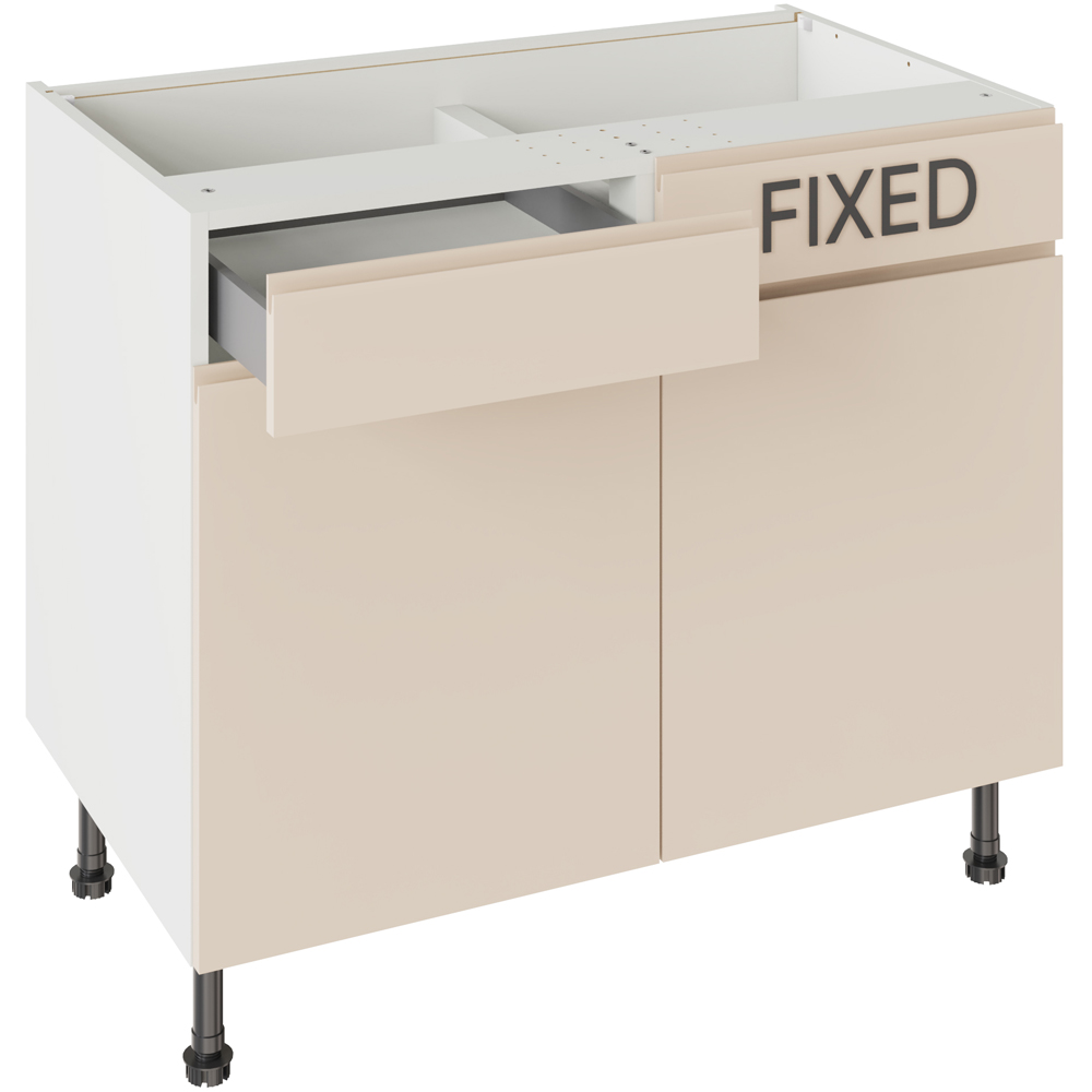 Kitchen Kit J-Pull Matt Cashmere Drawerline Base Cabinet 1000mm Image 3