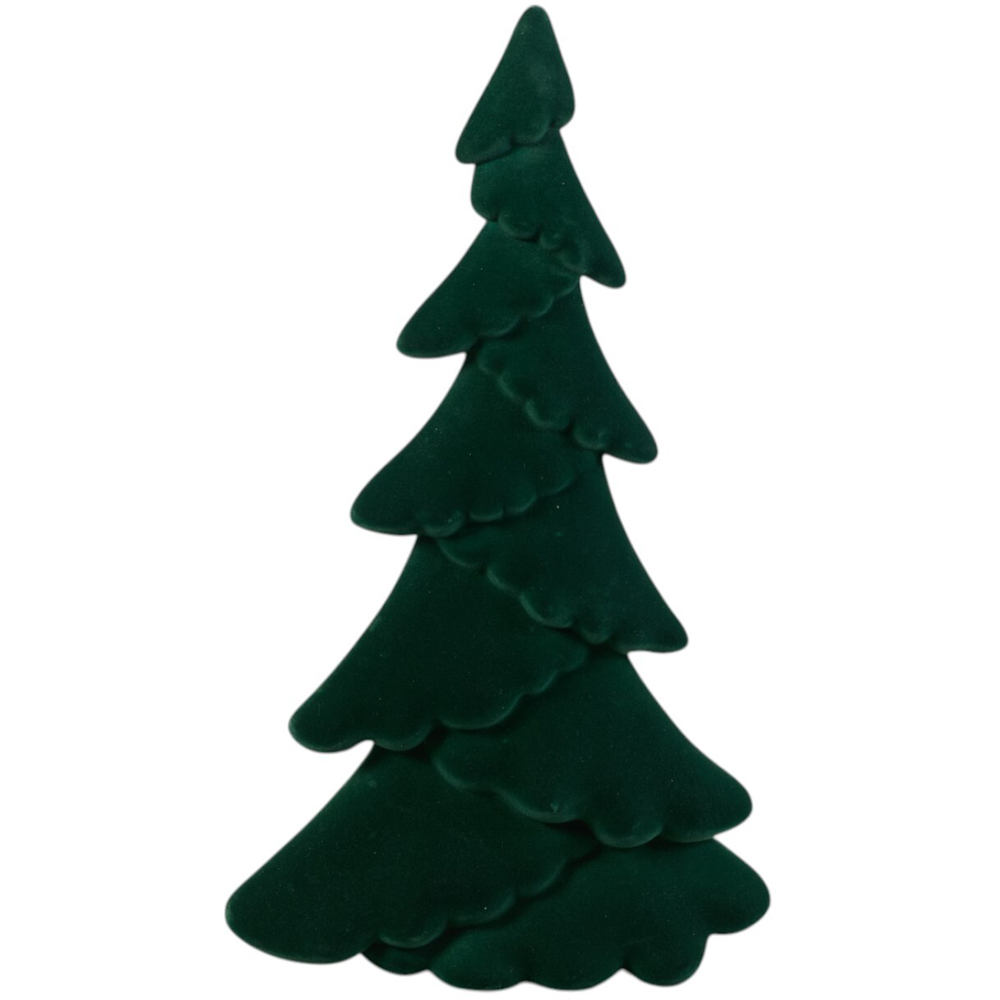 Green Flocked Christmas Tree - Green Image 1