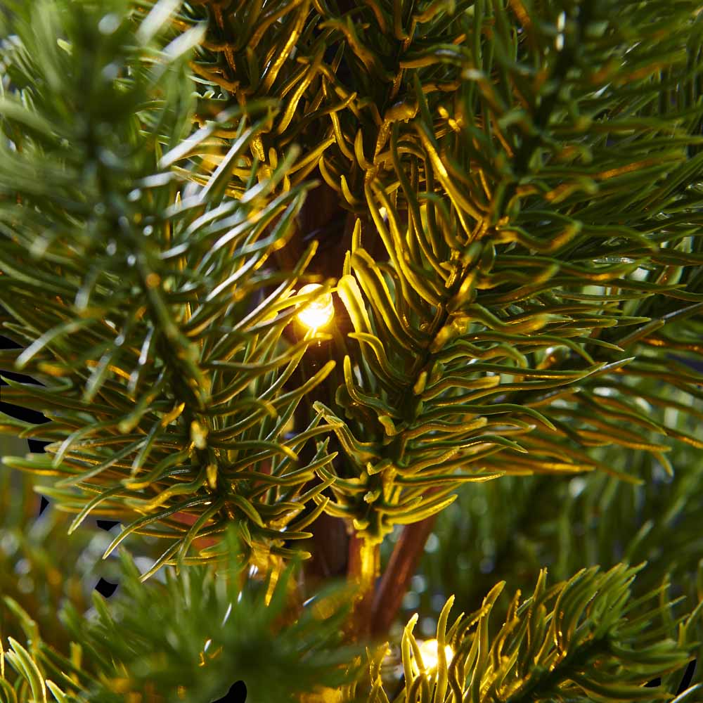Wilko 2ft Pre Lit Tabletop Christmas Tree Image 5