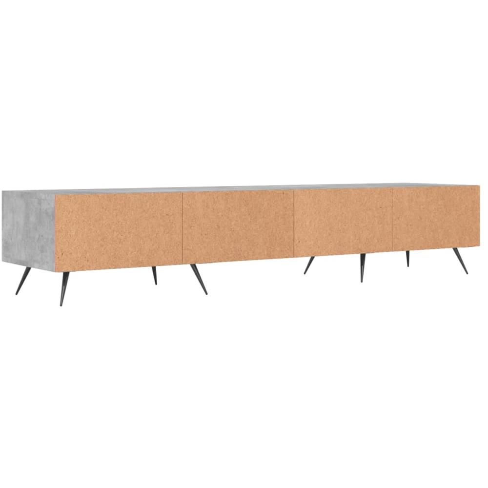 vidaXL 3 Drawer Concrete Grey TV Cabinet Image 6
