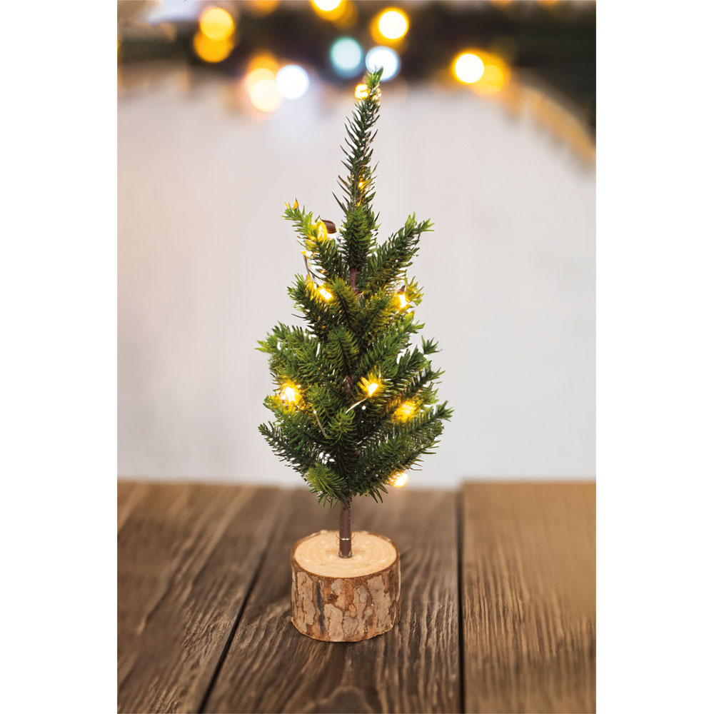 St Helens LED Green Finish Decorative Christmas Tree Image 4