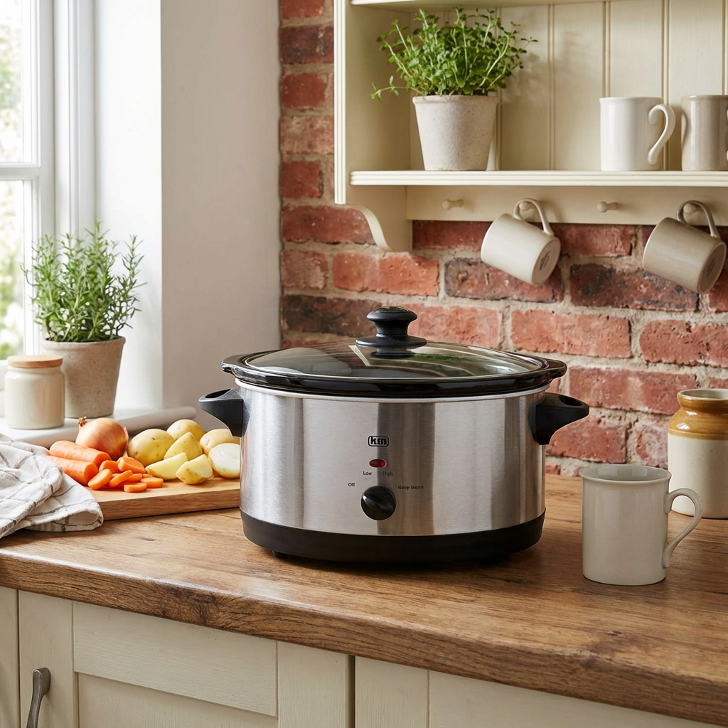 Kitchen Master Silver 3.5L Slow Cooker Image 5