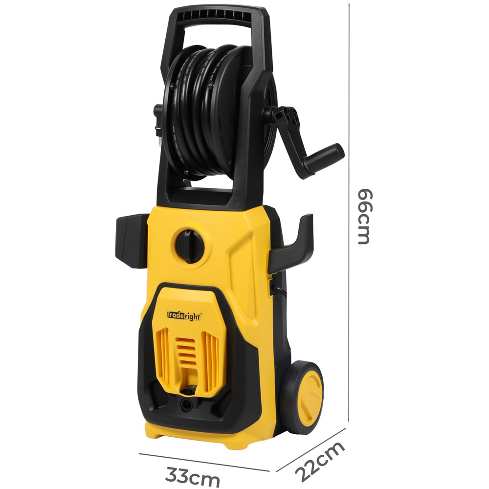 Traderight HW0291-UK 135 Bar High Power Electric Car Pressure Washer with Accessories Image 9