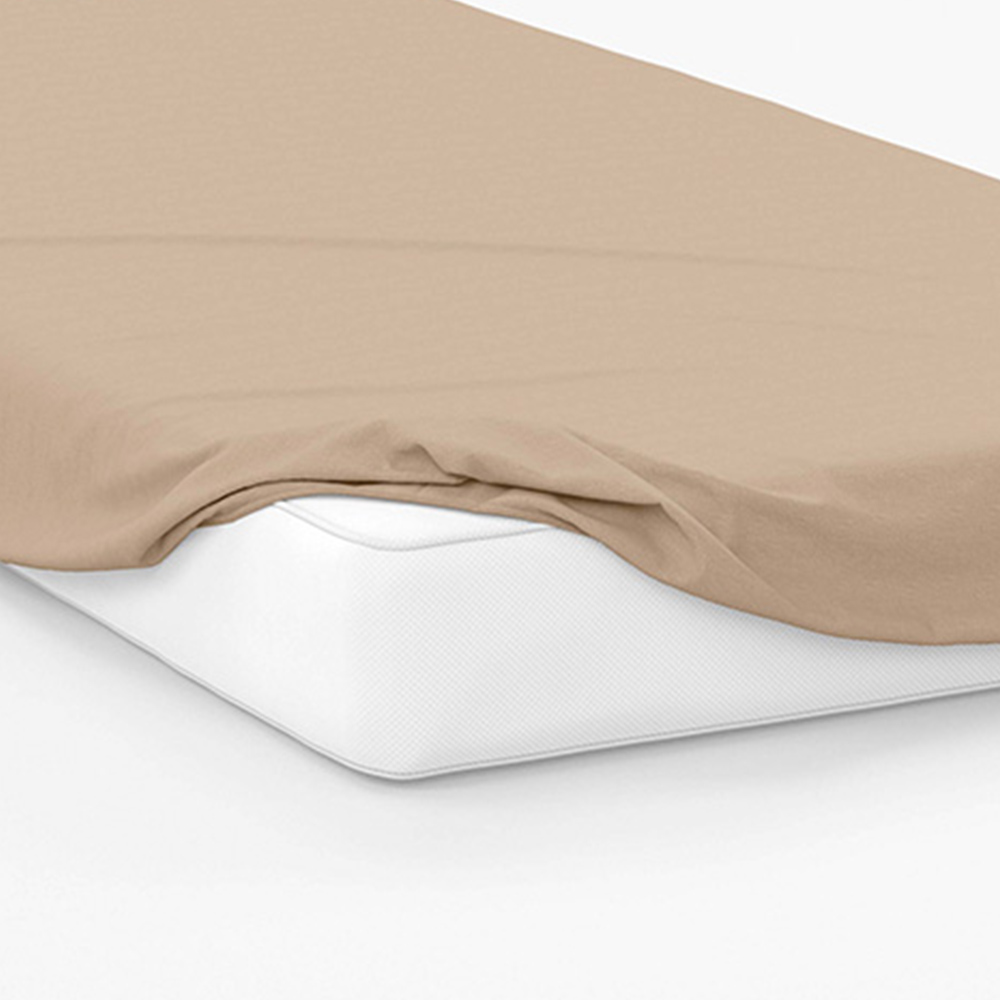 Serene Emperor Size Walnut Whip Fitted Bed Sheet Image 3