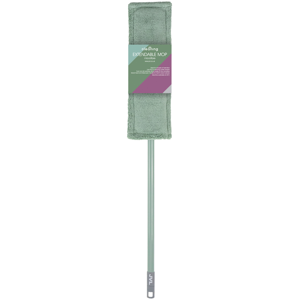 JVL Cleaning Green Extendable Microfibre Mop Image 3