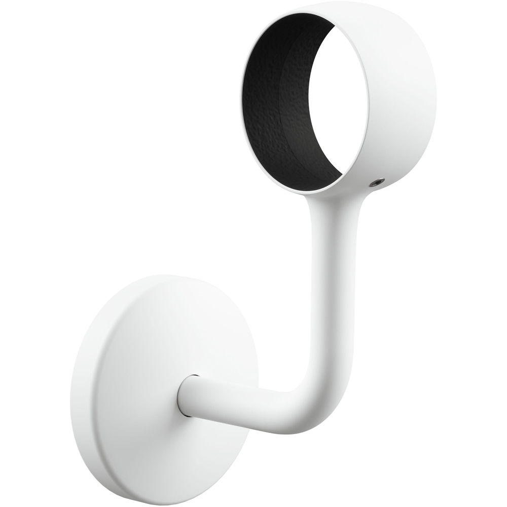 Rothley Matt White Stair Handrail Wall Bracket Image 1