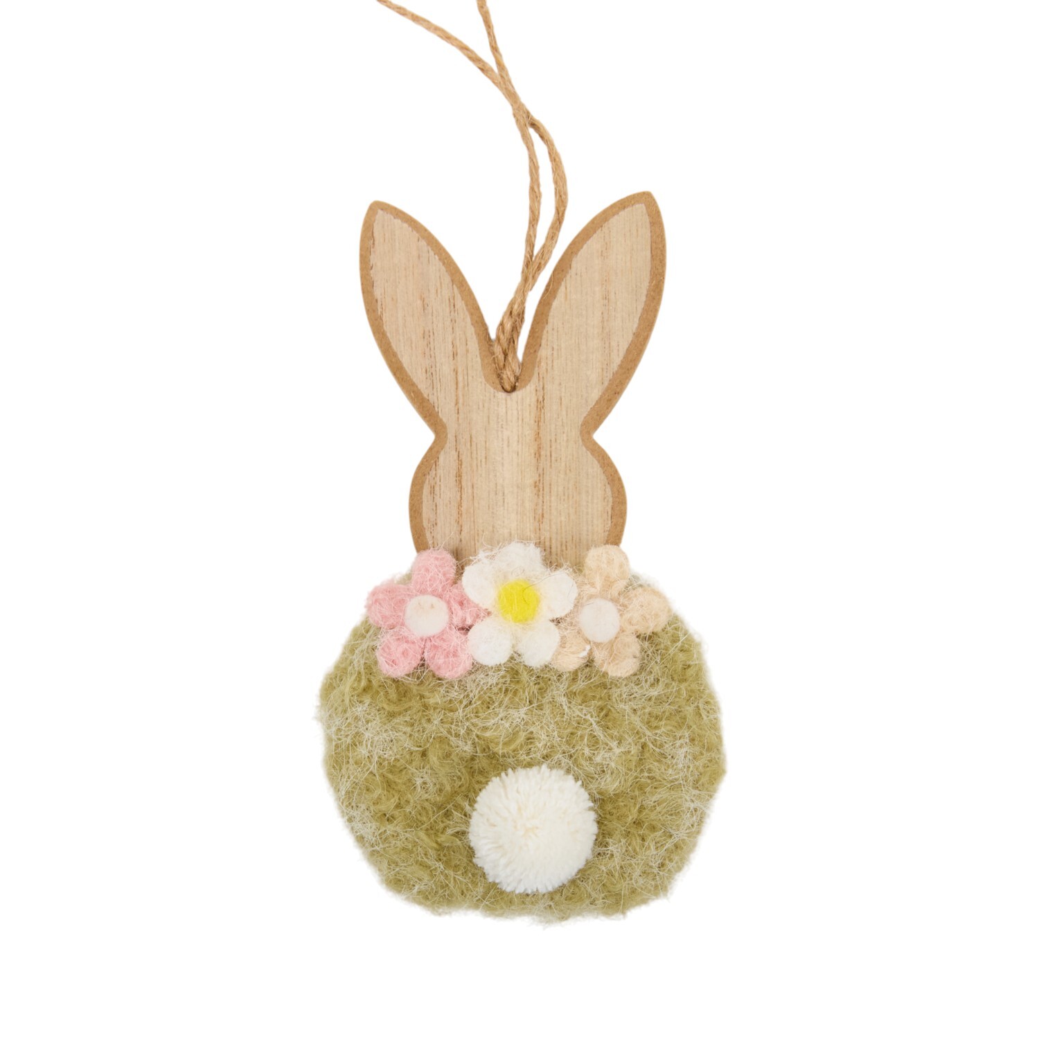 Set of 3 Wooden Rabbits Image 5