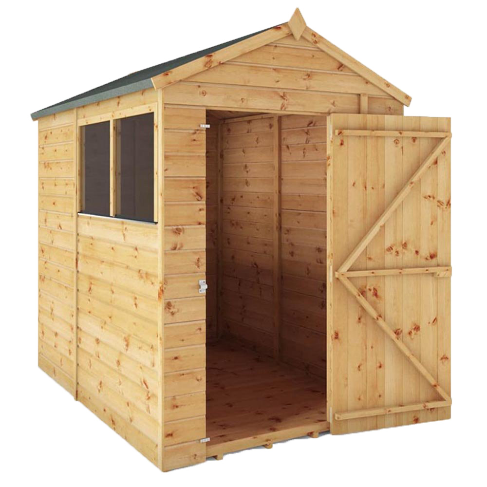 Mercia 7 x 5ft Shiplap Apex Wooden Shed Image 5