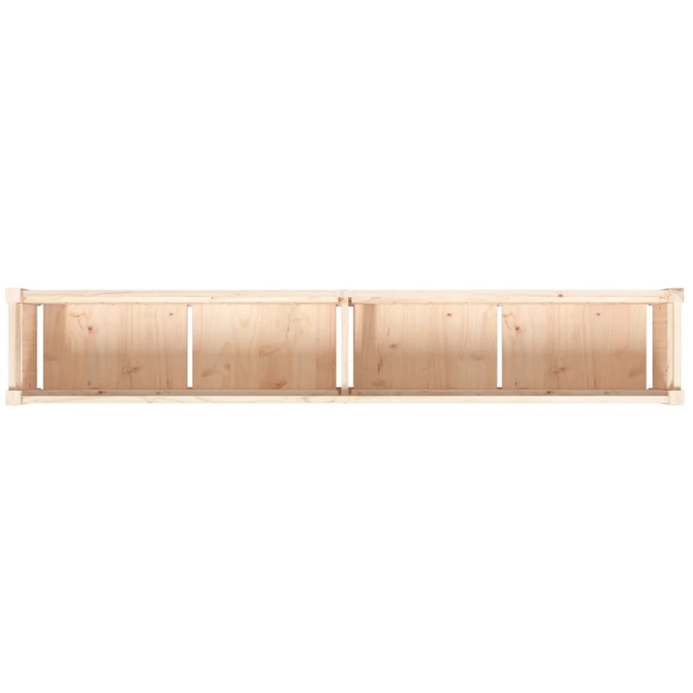 vidaXL Brown Solid Pine Raised Garden Planter 180 x 31 x 31cm Image 7