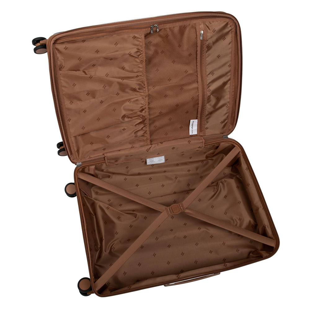 it luggage Valiant Grey 8 Wheel 44cm Hard Case Wilko