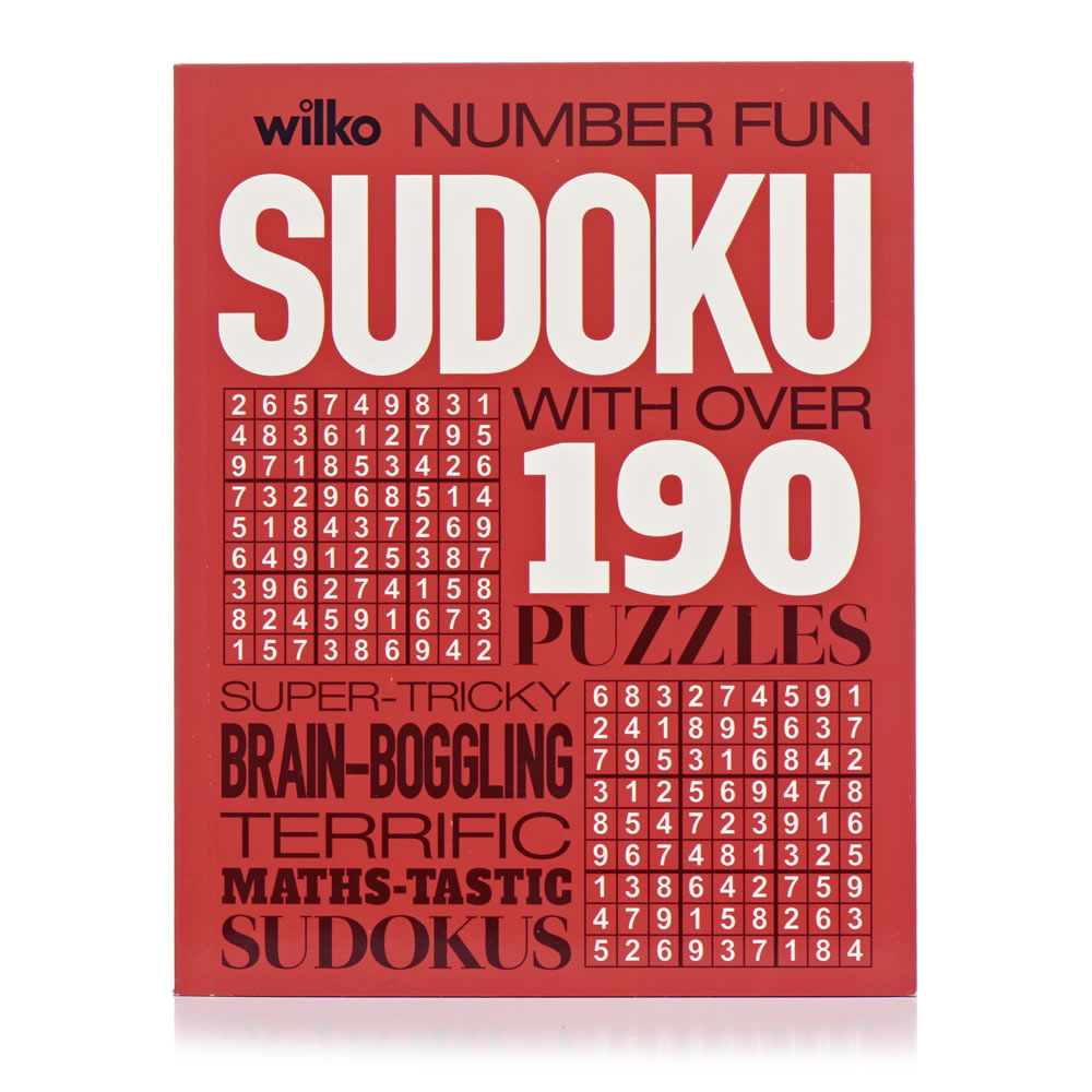 Wilko Number Fun Sudoku Puzzle Book Image