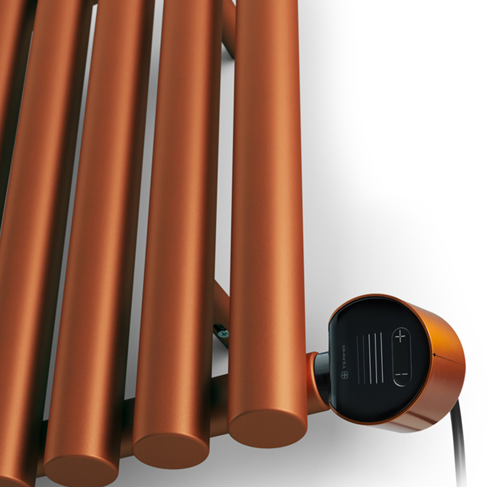 Terma Rolo-Room E Wi-Fi True Copper Electric Radiator 1000W 580 x 1195mm Image 5