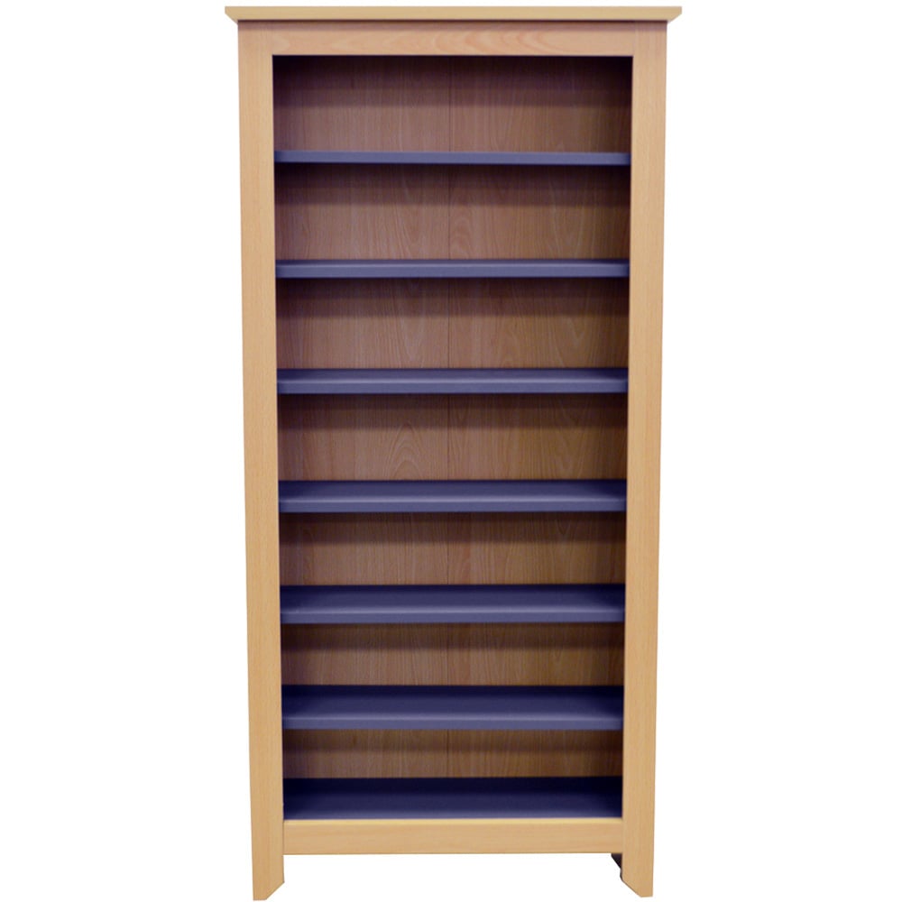 Watsons Manhattan Beech 7 Shelf CD and DVD Media Storage Unit Image 5