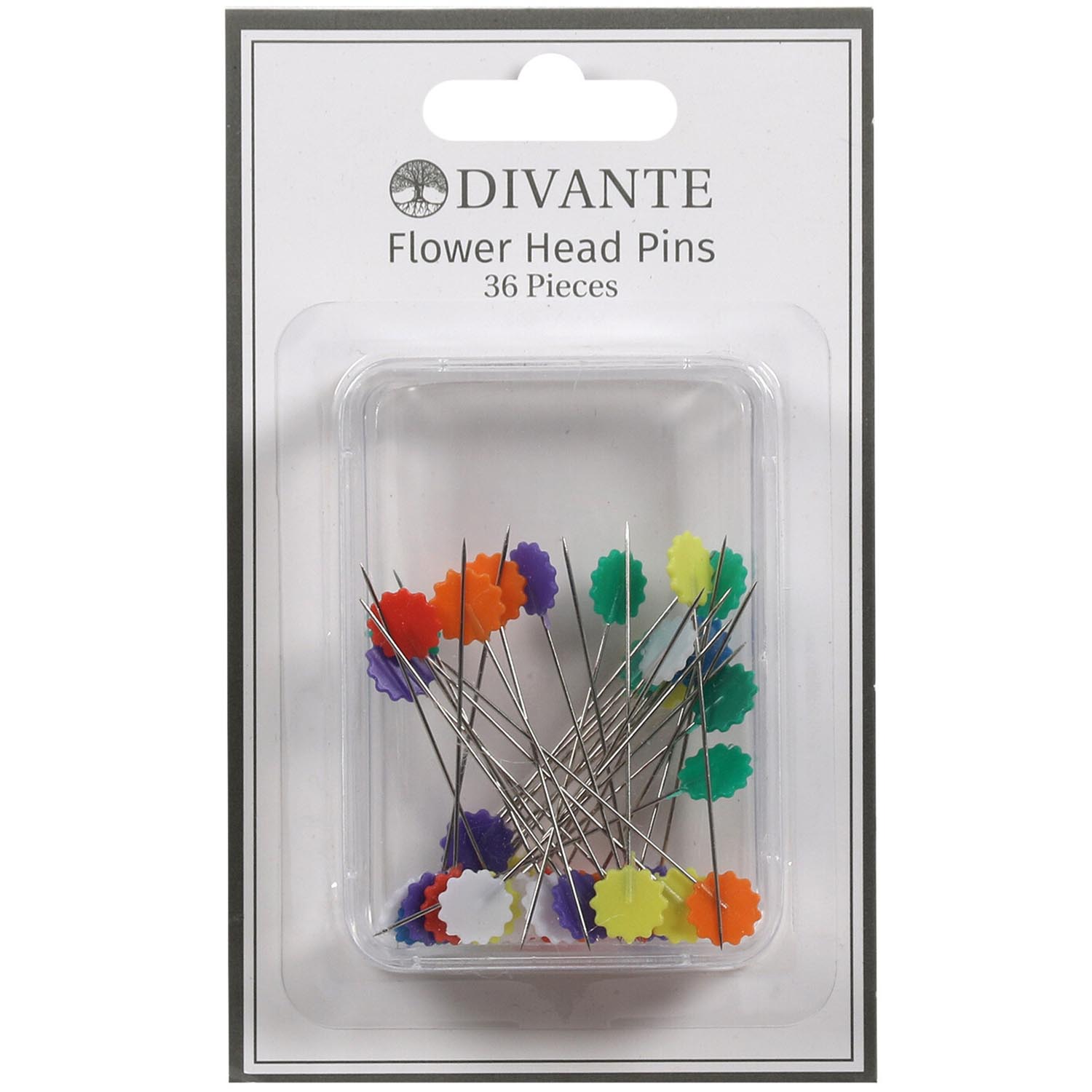 Divante Flower Head Pins 36 Pack Image