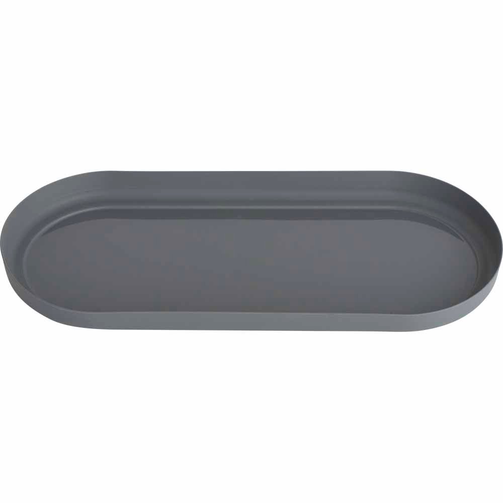 Clever Pots Grey Plastic 60cm Trough Tray Trough Image 2