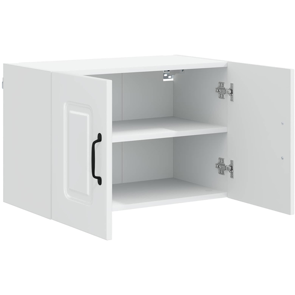 vidaXL Kalmar 2 Door White Wall Mounted Kitchen Cabinet Set of 2 Image 4