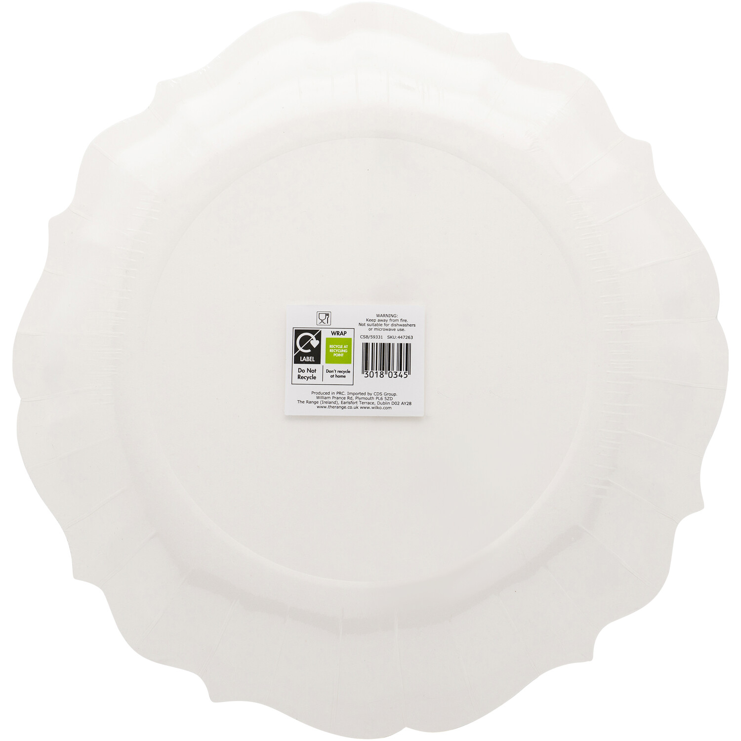 Pack of 8 Trick or Treat Web Plates Black Image 2