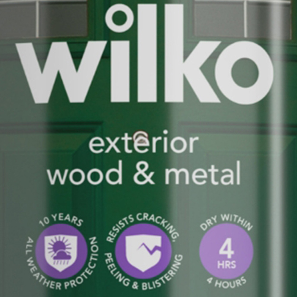 Wilko Wood and Metal Atlas Stone Satin Finish Paint 750ml Image 3