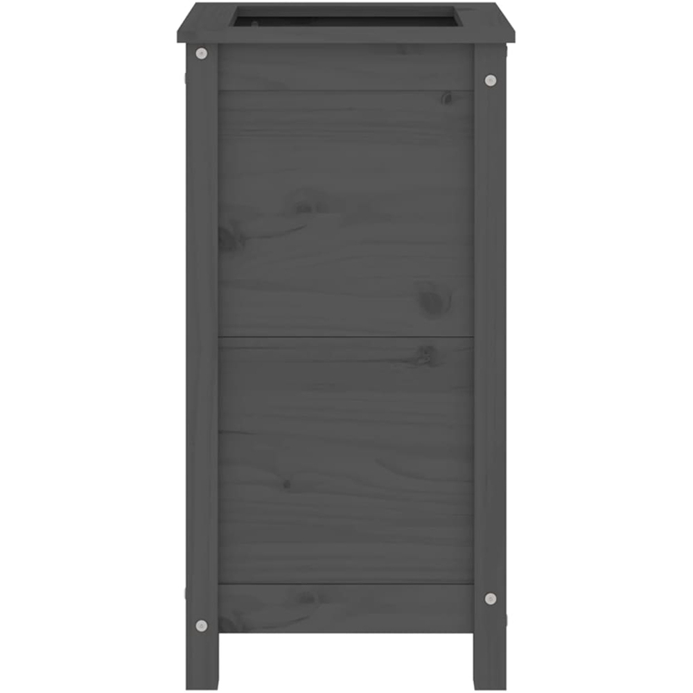 vidaXL Grey Pine Wood Raised Garden Bed 78 x 40 x 40cm Image 5