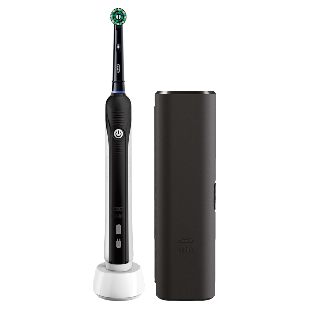 Oral B Pro 1 680 Black Electric Toothbrush Image 1