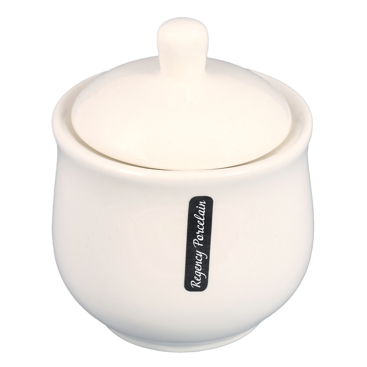 Regency Porcelain Sugar Bowl - White Image 1