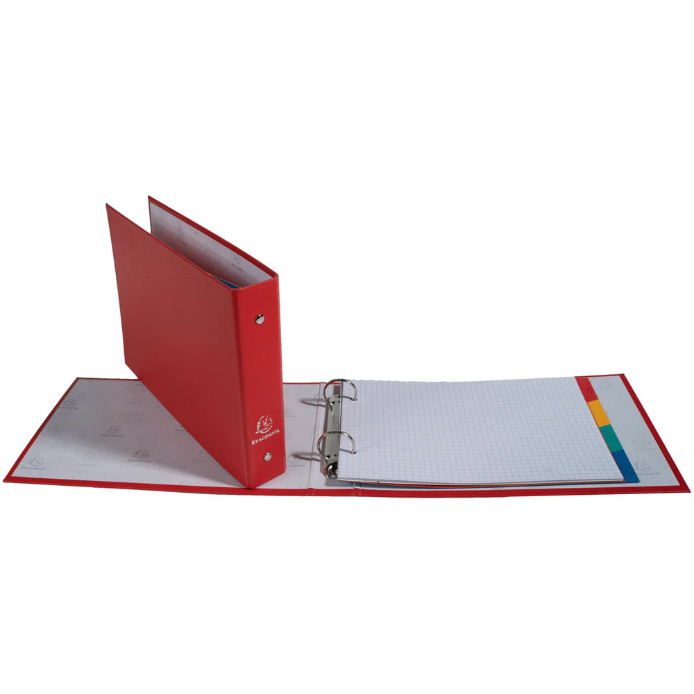 Exacompta Multicolour PP 2R Ring Binder 25mm 10 Pack Image 2