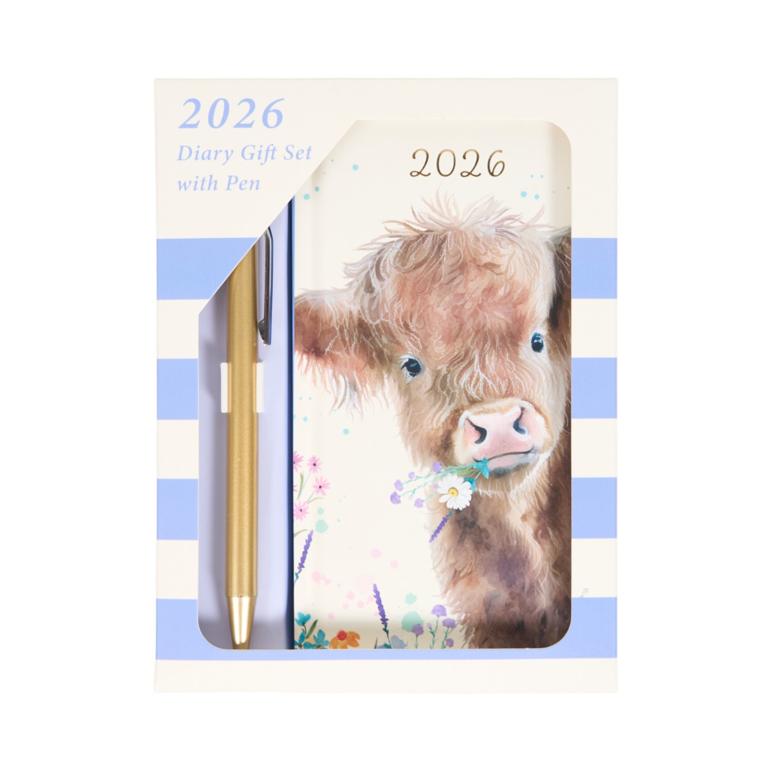 2026 Slimline Animal Diary and Pen Image 3