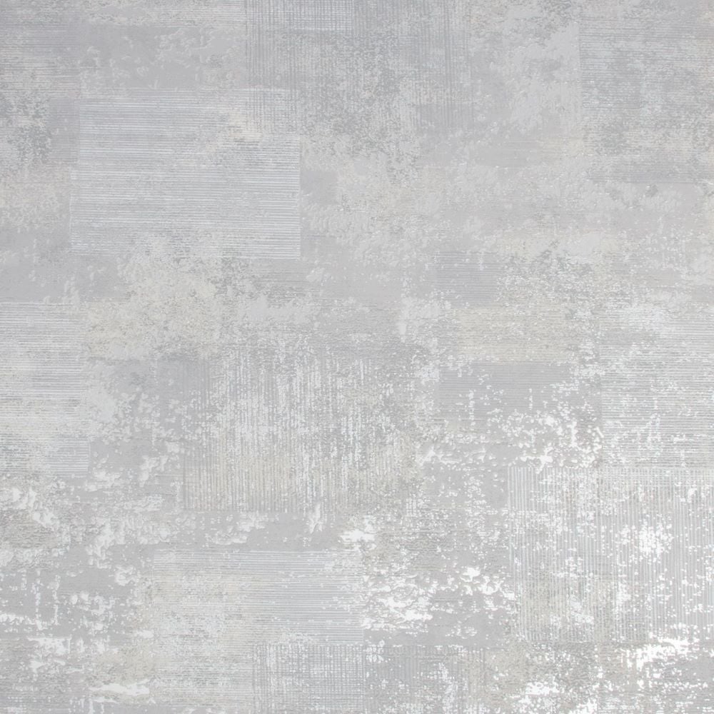 Superfresco Colours Armature Textured Grey and Silver Wallpaper Image 1