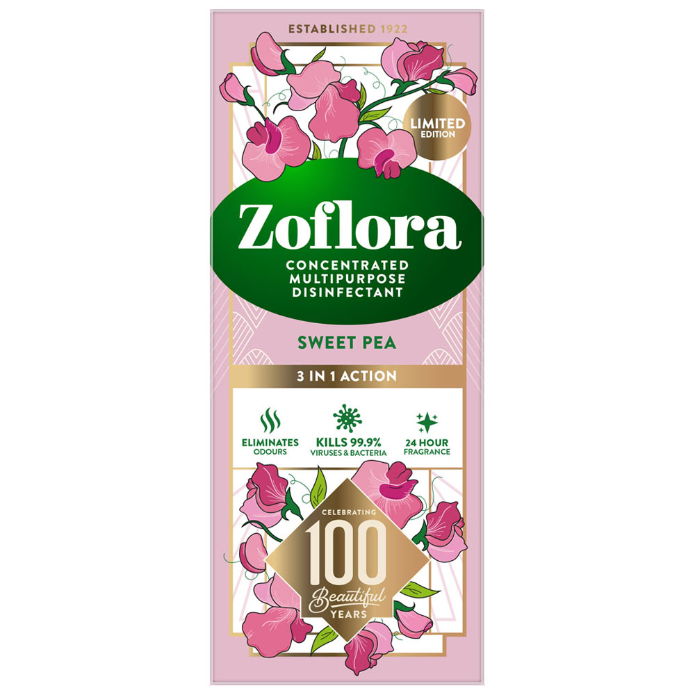 Zoflora Sweetpea Multipurpose Concentrated Disinfectant 500ml Image 1