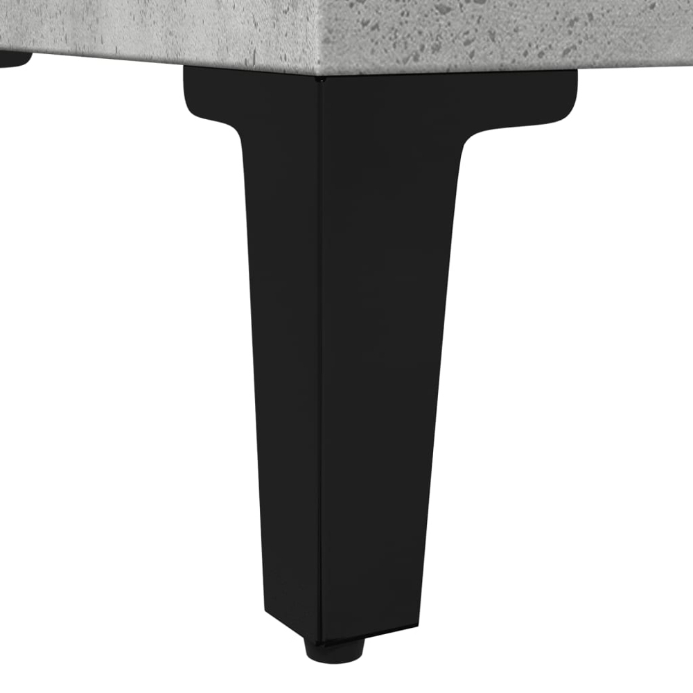 vidaXL 2 Door Grey Wood Bathroom Cabinet Image 9