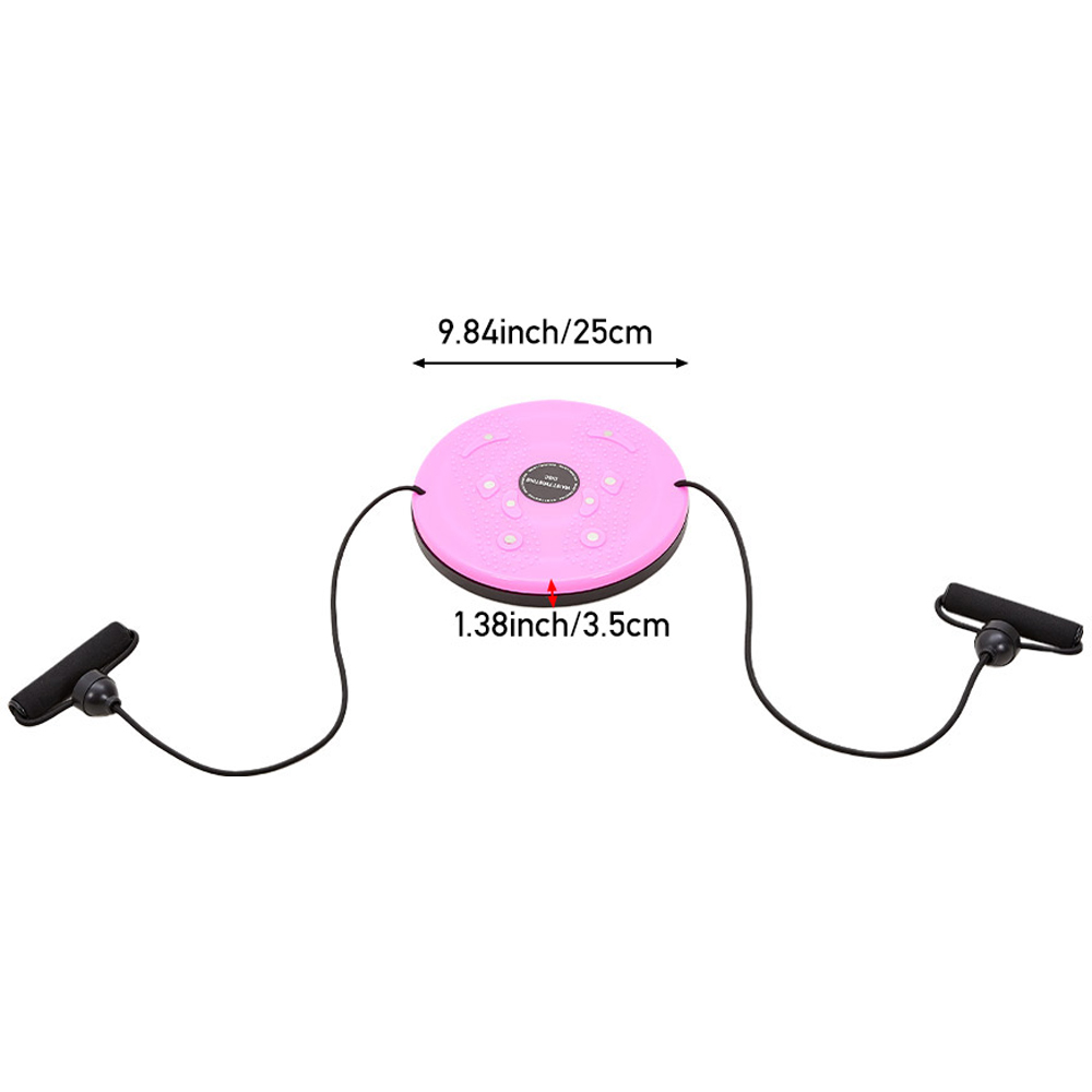 H&O Direct Pink Ab Twister Board with 8 Magnets and Resistance Bands Image 6