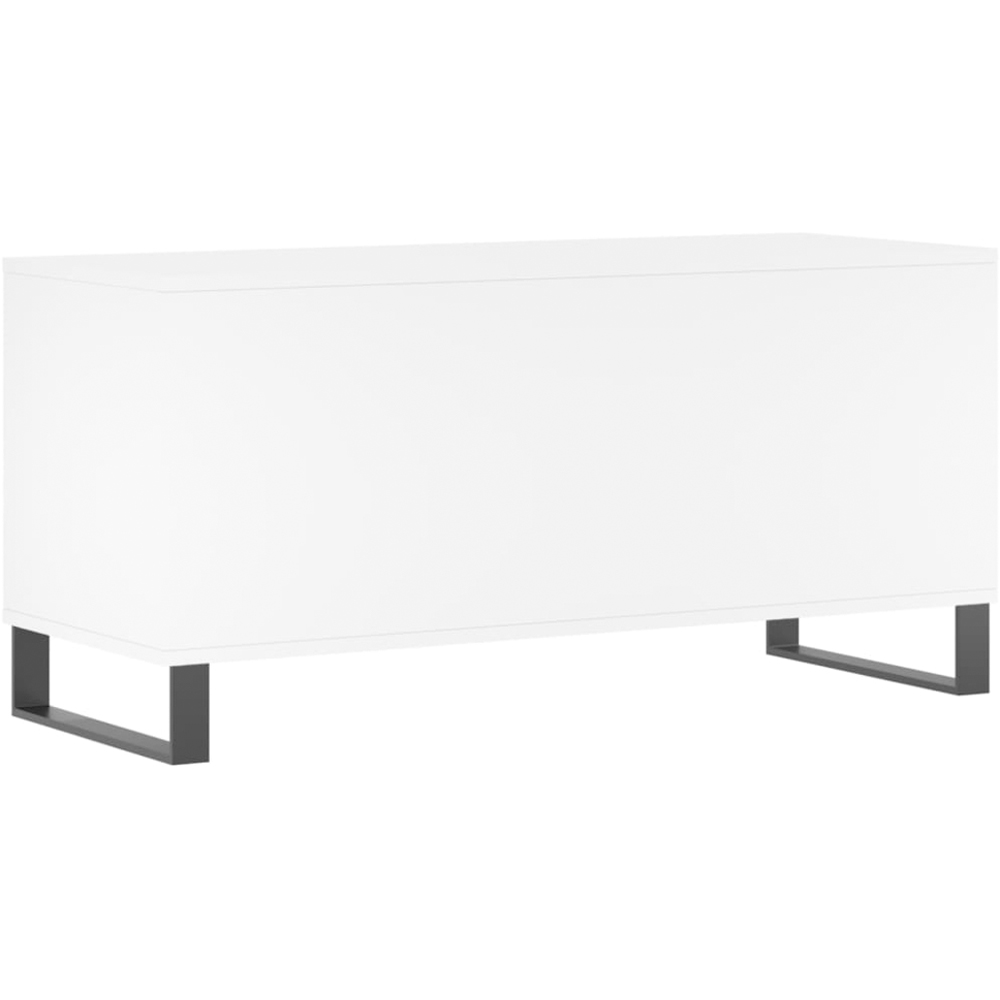 vidaXL 6 Shelf White Record Cabinet Image 6