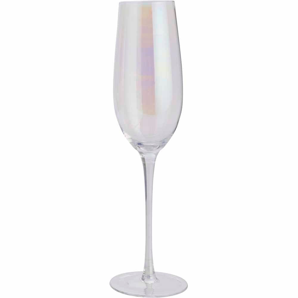 Wilko Lustre Champagne Glass 4pk Image 2