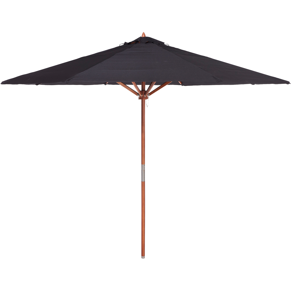 Rowlinson Bali 8 Seater Rectangular Extendable Dining Set with Parasol Image 5