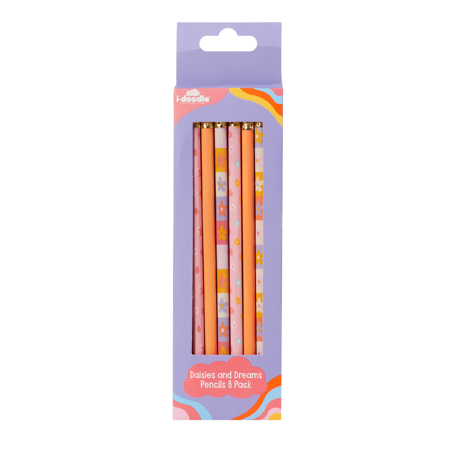 Pack of 8 Daisies and Dreams Pencils Image 1