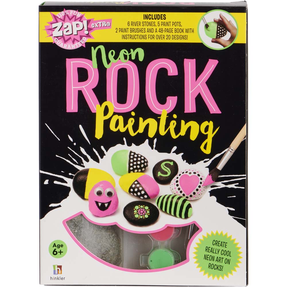 Curious Universe Neon Rock Painting Kit Image 2