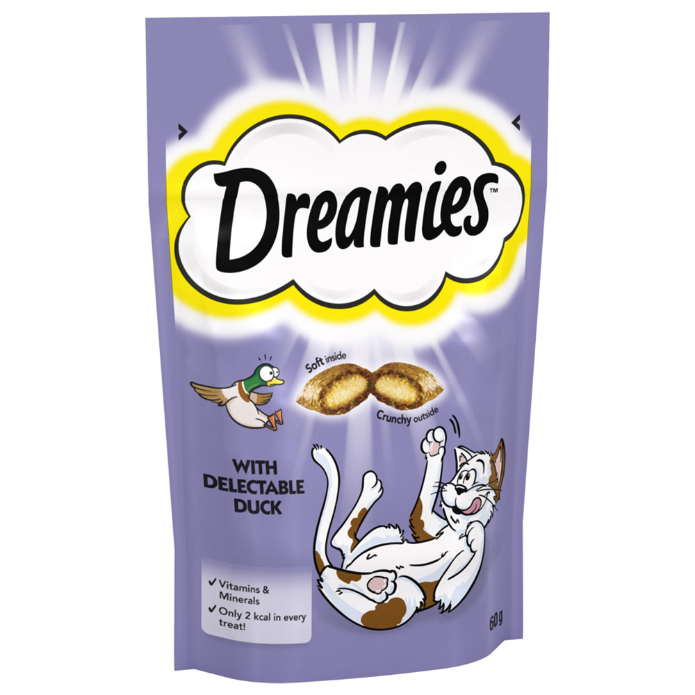 Dreamies Duck Cat Treats 60g Image 2