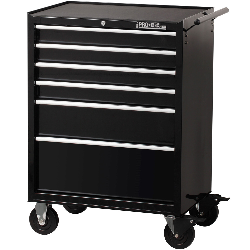 Hilka HD PRO+ 6 Drawer Wide Tool Trolley Image 3