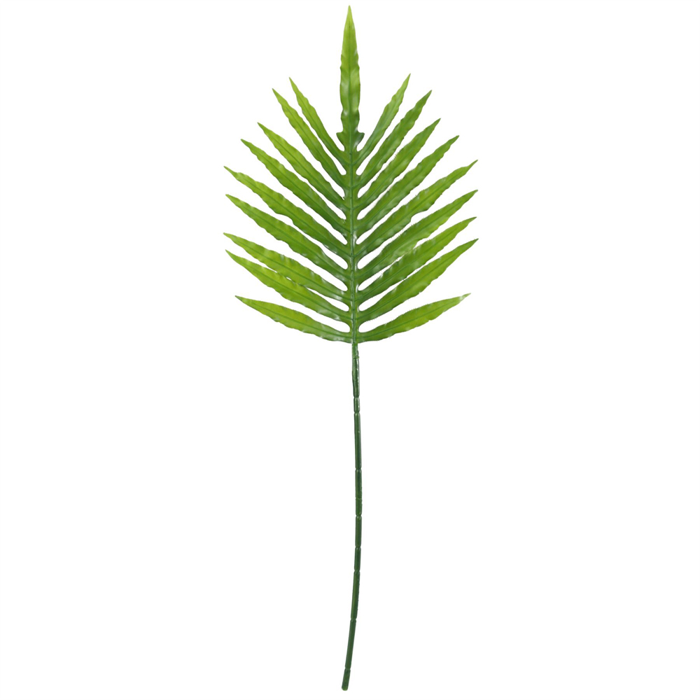 Leaf Tropical Palm Leaves Artificial Plant Bundle with Ball Vase 80cm 5 Pack Image 3