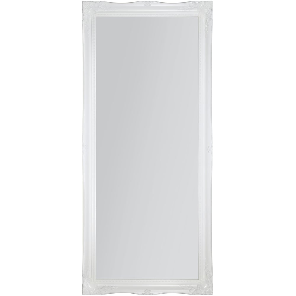 Hamilton White Shabby Chic Design Large Dress Mirror 165 x 75cm Image 1