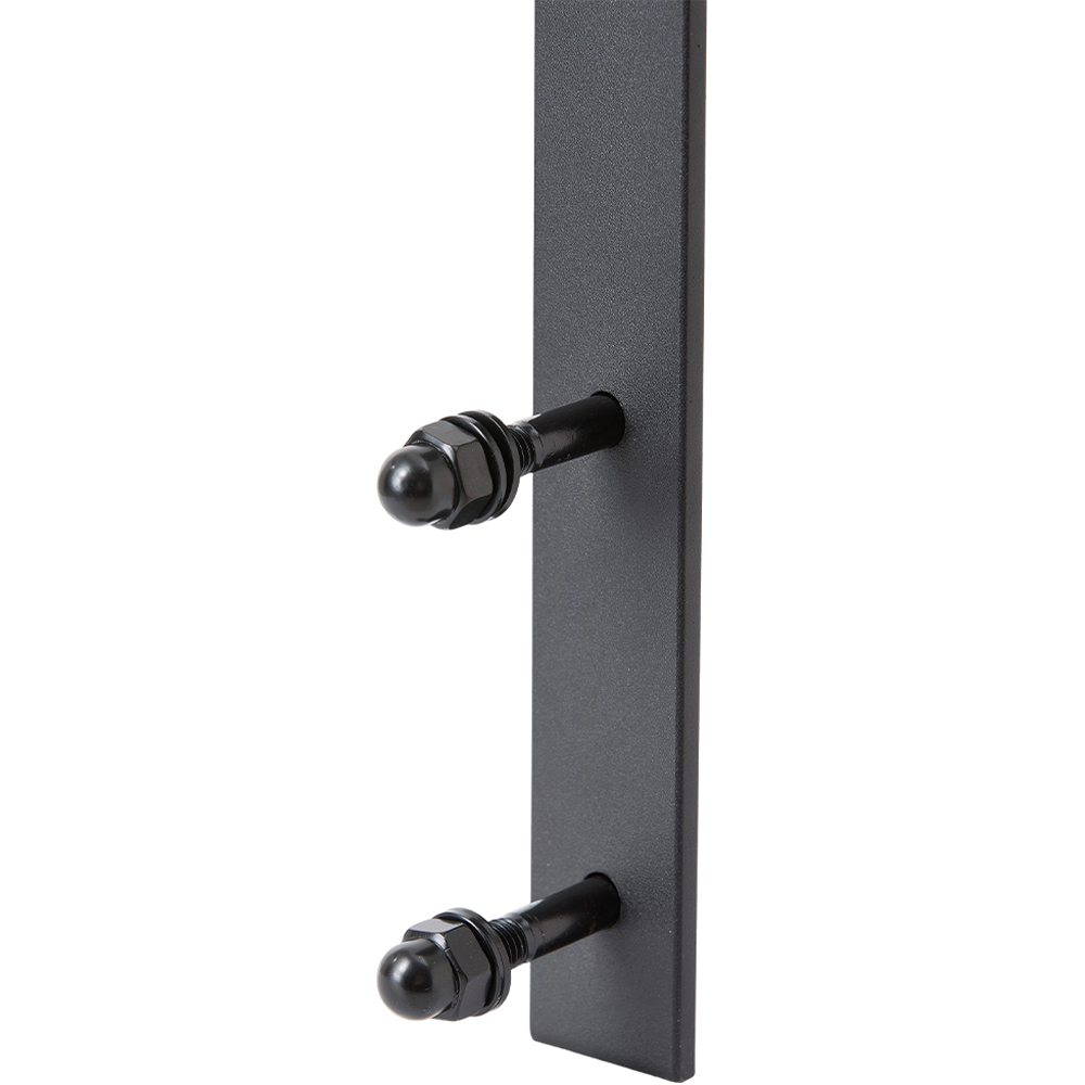 Living and Home Industrial Single Track Silent Sliding Barn Door Hardware Kit 200cm Image 5