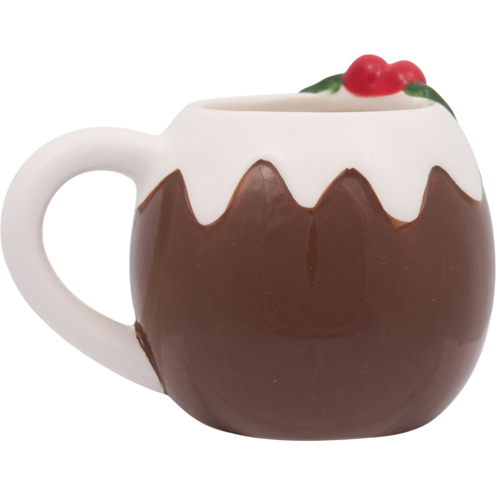 Cute Xmas Pudding 3D Mug Image 4