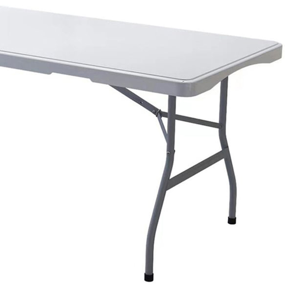 White Foldable Banquet Table 90 x 75cm Image 5