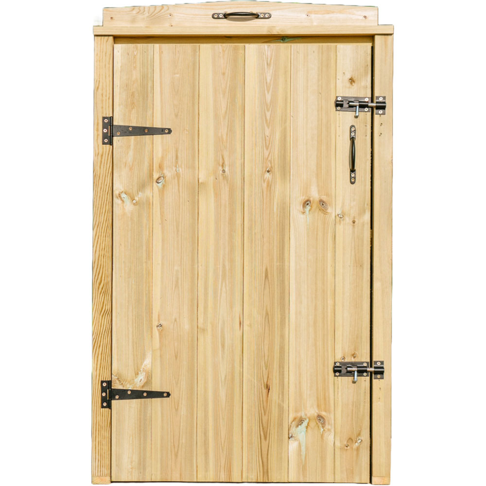 The Garden Village Chatburn 360L Single Wheelie Bin Shed Image 3