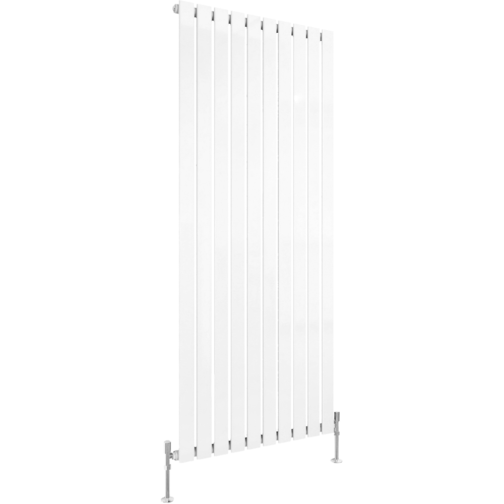 Stech Homes 4402 BTU White Single Panel Vertical Flat Radiator 1600 x 680mm Image 1